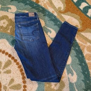 American Eagle Outfitters Dark Blue Skinny Jeans